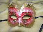 Venetian Masquerade Costume The Red Comet Mardi Gras Mask FREE 