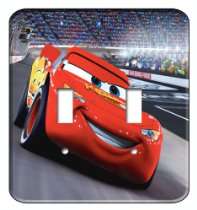 Samoa Shop   Disney Pixar Cars Double Toggle Switchplate Wall Switch 