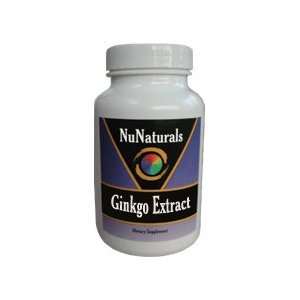  NuNaturals Ginkgo Biloba, 120 Capsules Health & Personal 