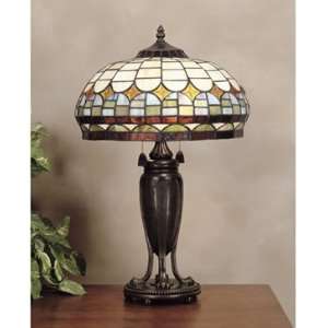   TF6316VB Tiffany 2 Light Table Lamp Vintage Bronze