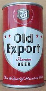 OLD EXPORT BEER Bank Top Can, Cumberland, MARYLAND 1974  