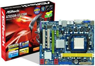 ASRock A785GM LE/128M Motherboard DDR2 1066/800/667/533 AMD Phenom 