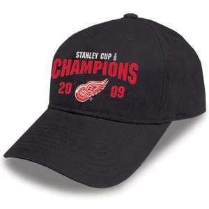 Detroit Red Wings 2009 NHL Stanley Cup Champions Black 