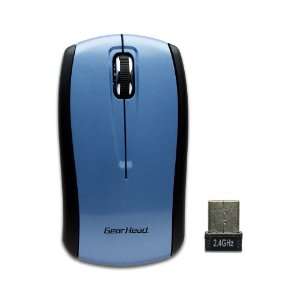  2.4GHz Wireless Optical Nano Mouse (Blue) Electronics