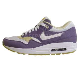 Nike Wmns Air Max 1 Lilac Purple Gold 90 Running Shoes  