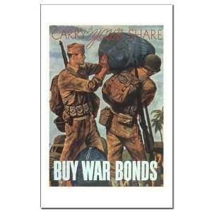  Buy War Bonds Wartime Military Mini Poster Print by 