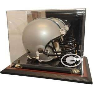  Green Bay Packers Zenith Helmet Display, Brown Sports 