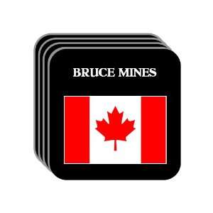  Canada   BRUCE MINES Set of 4 Mini Mousepad Coasters 