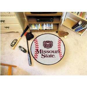  Missouri State Grizzlies NCAA Baseball Round Floor Mat 