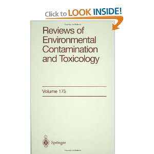  Reviews of Environmental Contamination and Toxicology, Vol 
