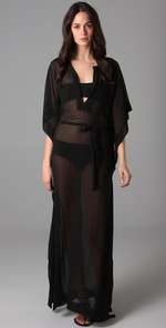 Belted Long Caftan Cover Up  