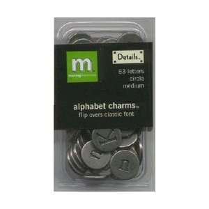  MM   Alphabet Charms Md   Circle   Classic Font