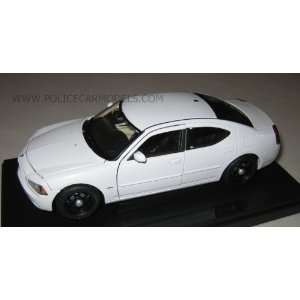  Welly 1/24 Dodge Charger Police Car   Blank White Toys 