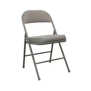  Industrial Grade 2W957 Steel Chair with Fabric Seat/Back 