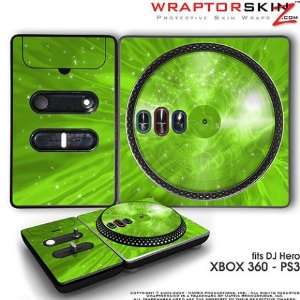   Green fit XBOX 360 and PS3 (DJ HERO NOT INCLUDED) Video Games