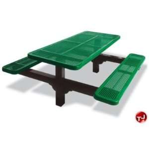  Outdoor 347, 72 Dual Pedestal Picnic Dining Table with 