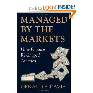    How Finance Re Shaped America [Hardcover] Gerald F. Davis Books