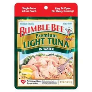 Bumble Bee Premium Light Tuna in Water Pouch 2.5 oz  