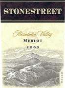 Stonestreet Merlot 2003 