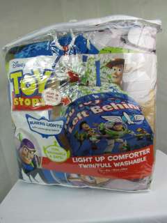 TOY STORY  LIGHT UP COMFORTER TWIN / FULL by Disney Pixar NWT  