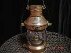 VINTAGE COPPER & BRASS TUNG WOO ANCHOR SHIP LAMP