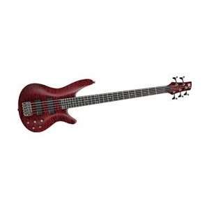  Ibanez Sra555 5 String Electric Bass Black Berry Musical 