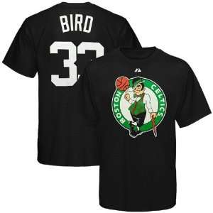  Larry Bird Boston Celtics Black Big & Tall Jersey Name And 