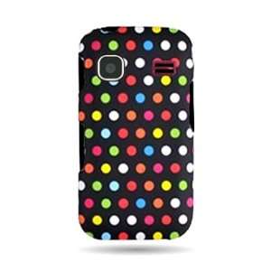  WIRELESS CENTRAL Brand Hard Snap on Shield With RAINBOW DOT Design 