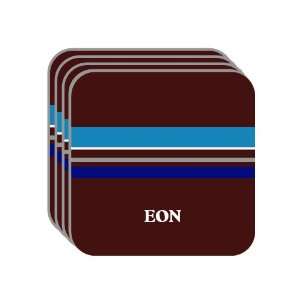   EON Set of 4 Mini Mousepad Coasters (blue design) 