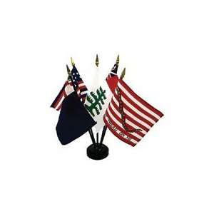  4 ft. x 6 In, Historical Flag Set No. 2 Patio, Lawn 
