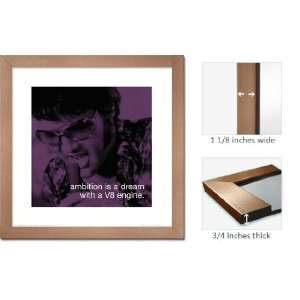  Bronze Framed Elvis Presley Ambition Is A V8 Quote Art 