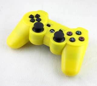 Yellow SIXAXIS Dualshock Wireless Bluetooth Controller for Sony PS3 