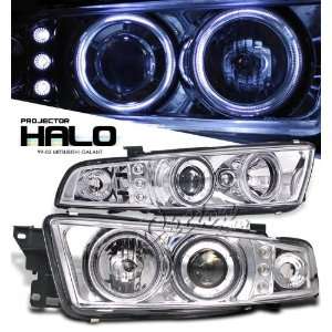  99 03 Mitsubishi Galant Halo LED Projector Headlights 