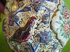Antique Vintage VIENNESE Enamel Birds Roses Persian Pit