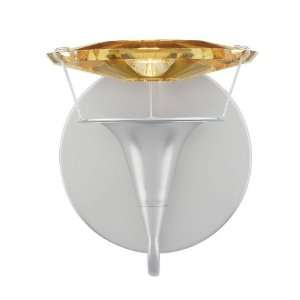   Sconce with Pure Crystal Amber Swarovski Element