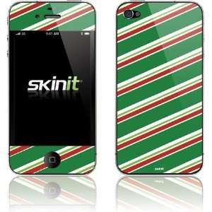  Skinit Christmas Cane Stripes Vinyl Skin for Apple iPhone 