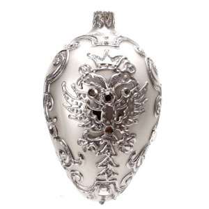   Fabergé Imperial Eagle Egg Glass Ornament Large