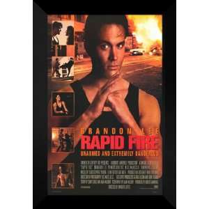 Rapid Fire 27x40 FRAMED Movie Poster   Style C   1992  