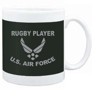  Mug Dark Green  Rugby Player   U.S. AIR FORCE  Sports 
