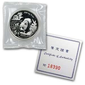  1997 Silver Chinese Panda Hong Kong Expo 1/2 oz (Sealed W 
