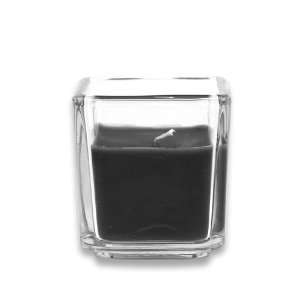 Black Square Glass Votive Candles (96pcs/Case) Bulk 