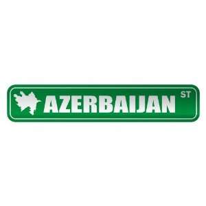   AZERBAIJAN ST  STREET SIGN COUNTRY