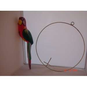 Mexican Pottery Parrot with Hanger New