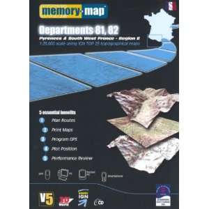  Pyrenees and South West France   Region E Memory Map 