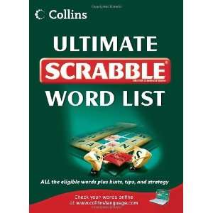 Collins Ultimate Scrabble Word List (9780007337699) Books
