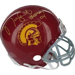   USC Trojans Autographed Mini Helmet with Heisman 2004 Inscription
