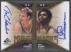 2009/10 SP Game Used #MDCG Artis Gilmore & Tom Chambers Multi Marks 