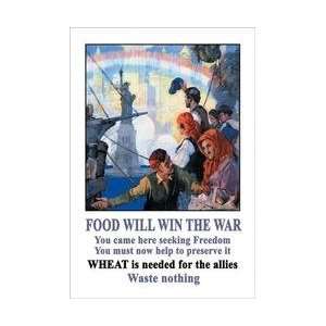 Food Will Win the War 20x30 poster 