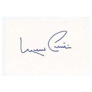 MERV GRIFFIN Signed Index Card In Person