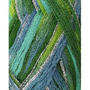  Knitting Fever Broadway Yarn 3 Jade/Lime/Blue Arts 